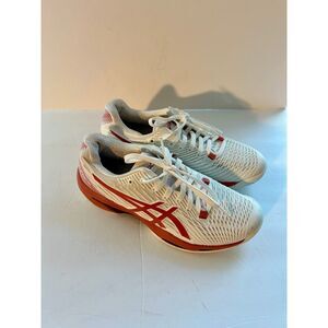 ASICS Solution Speed FF 2 Low White Light Garnet, Women's Size 8